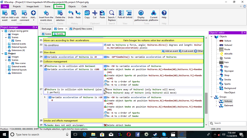 City Race 3D Game Build Using gdevelop